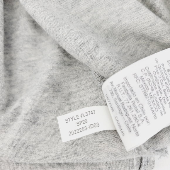 Madewell Northside Vintage V-Neck Tee Dress in Heathered Gray Size XS - Picture 11 of 11